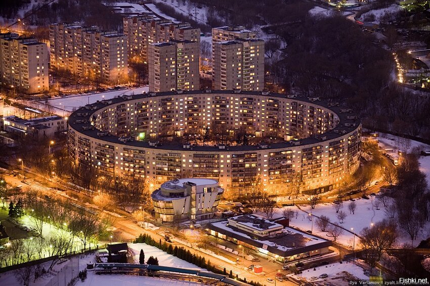 Ночная Москва, фото Ильи Варламова