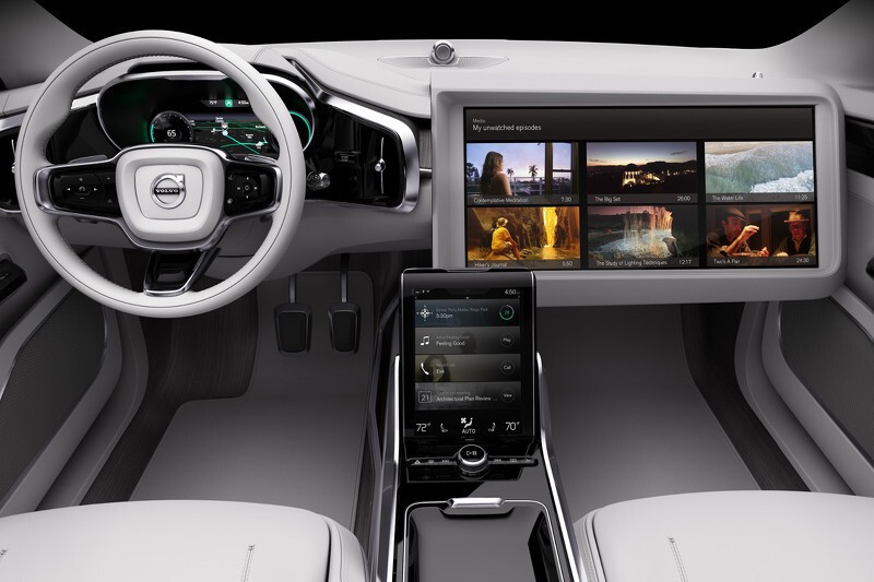 Компания Volvo представила высокотехнологичный салон будущего 