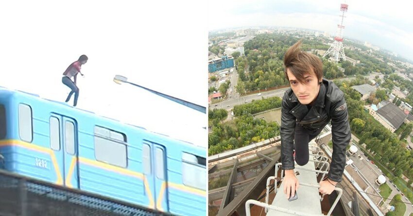 Украинец, борясь со скукой, спрыгнул с поезда на 25-метровом мосту