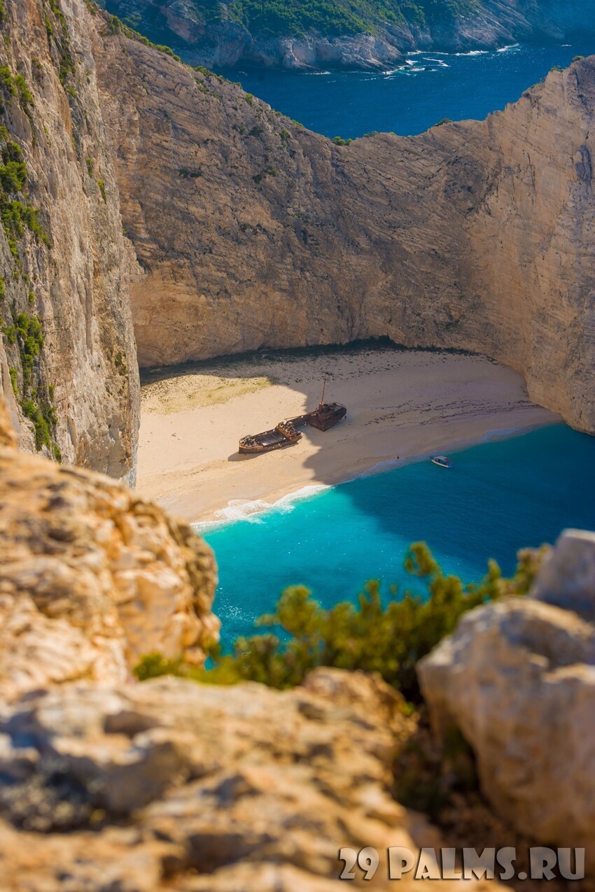 Лучшие пляжи мира. Греция. Пляж Навагио в Закинфе