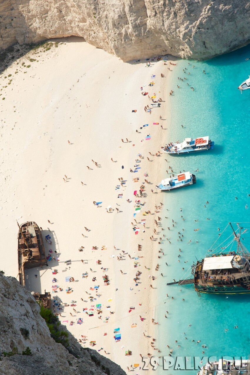 Лучшие пляжи мира. Греция. Пляж Навагио в Закинфе