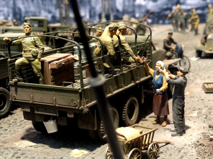Масштабная диорама "Рейстарх. Берлин Май 1945"