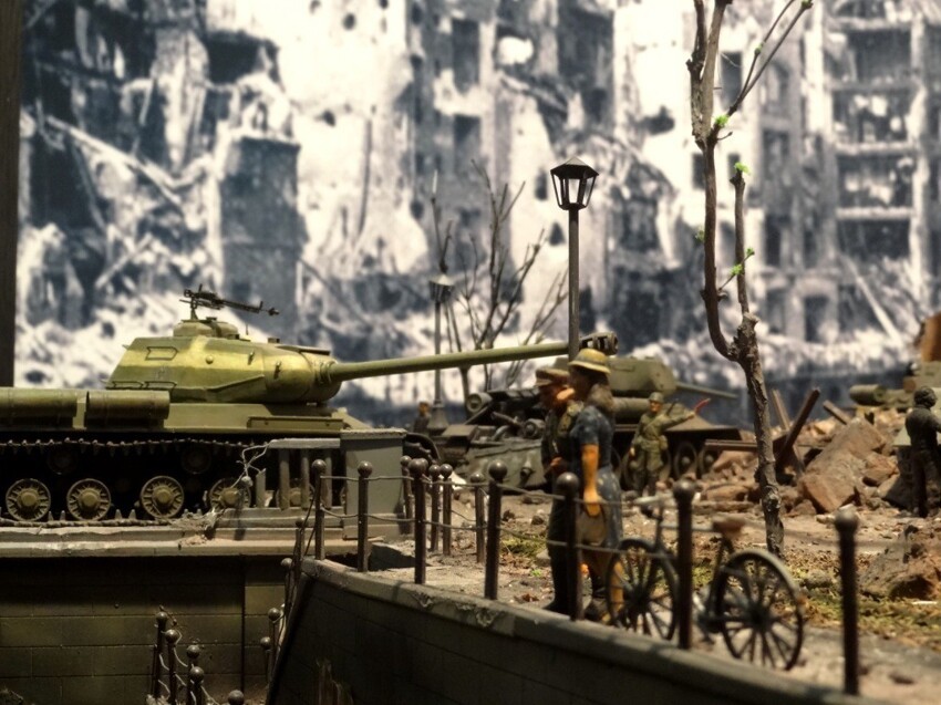 Масштабная диорама "Рейстарх. Берлин Май 1945"