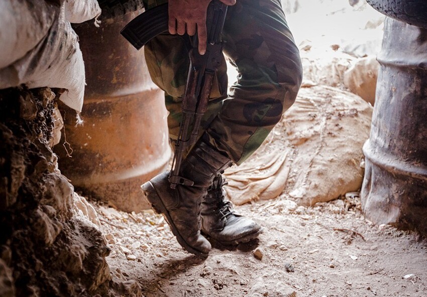 Война в Сирии, район Наби-Юнис, 2015 год