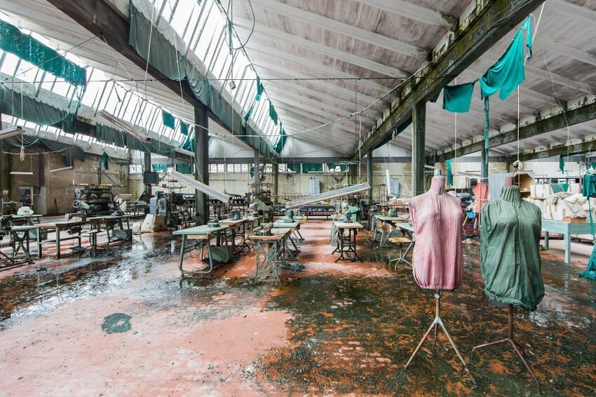 Заброшенная текстильная фабрика в Италии