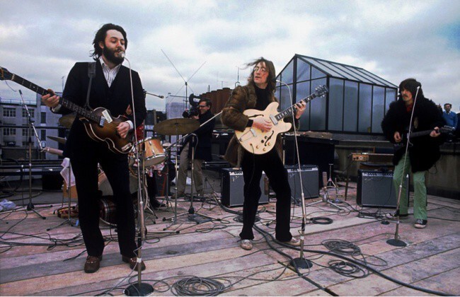 Последний концерт Beatles. Лондон, 1969 год.
