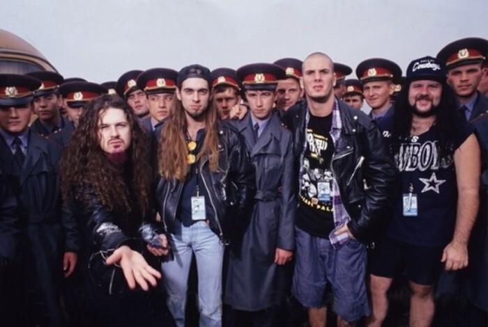 Группа Pantera на фестивале Monsters Of Rock. Тушино, 1991 г.