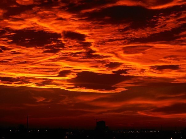Закат над Краснодаром 