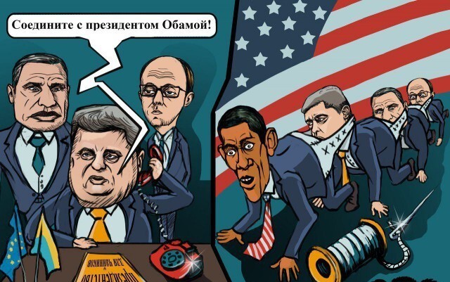  Подборка политических карикатур