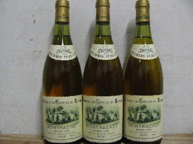 Ле Монраше, DRC 1978 года (Le Montrachet). Семь бутылок были проданы в Нью-Йорке на аукционе Sotheby’s по 23 929$ за бутылку