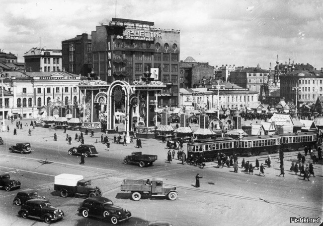«Пушкинская площадь», Москва, 1940 год