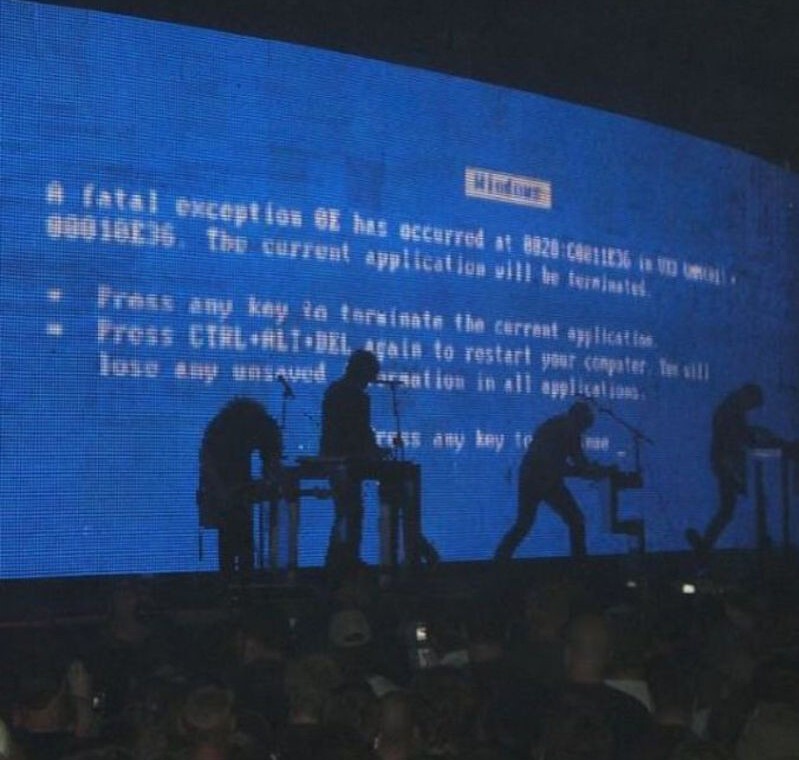 22. На одном из концертов Nine Inch Nails.