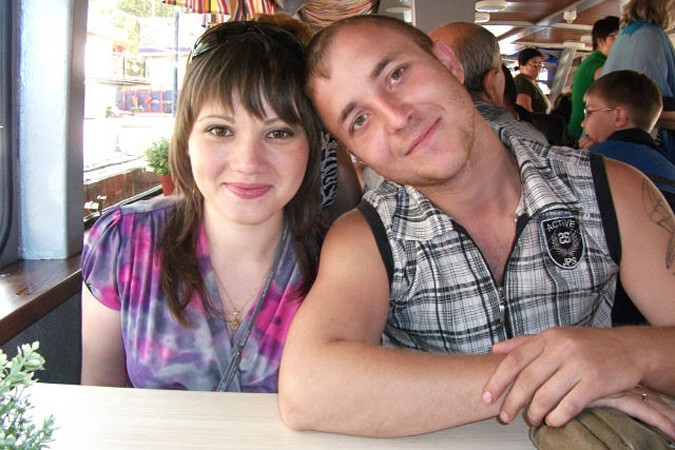 С супругой Ириной Позынич