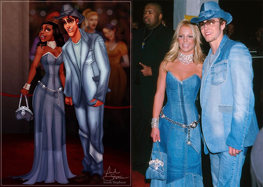 Тиана и Навин  Бритни и Джастин Тимберлейк (34) на American Music Awards (2001)