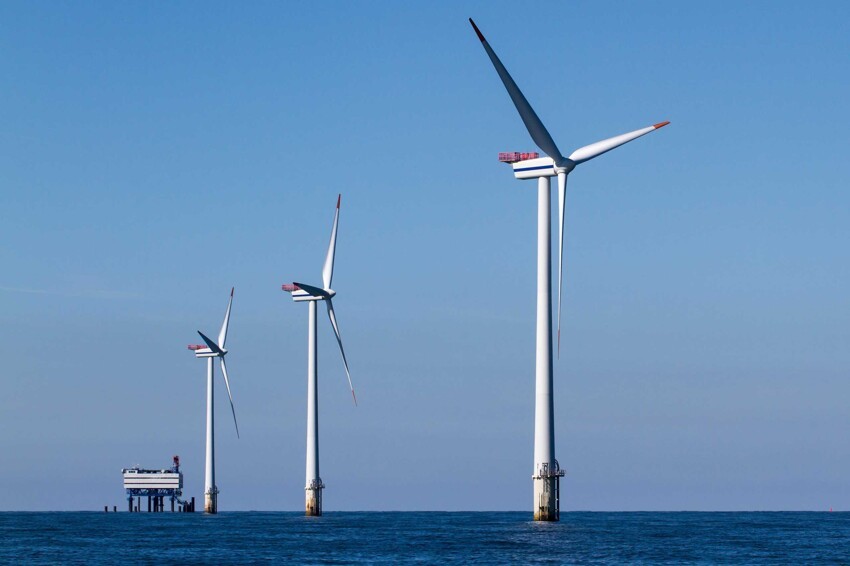 Ветряная электростанция Amrumbank West в Северном море