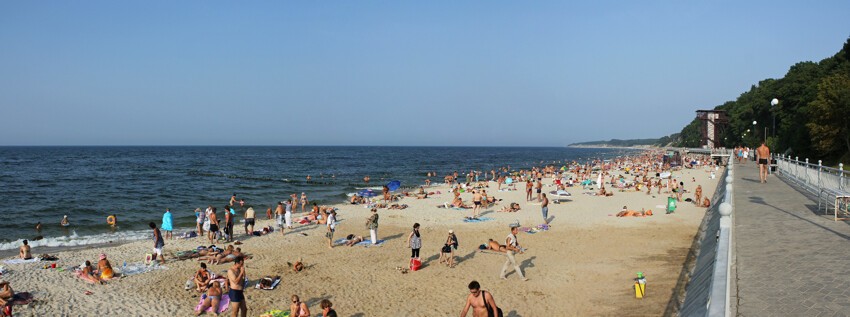 пляж в Пионерском / Калининград