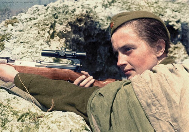 Самая успешная женщина-снайпер в мировой истории, а также герой Советского Союза — Людмила Павличенко