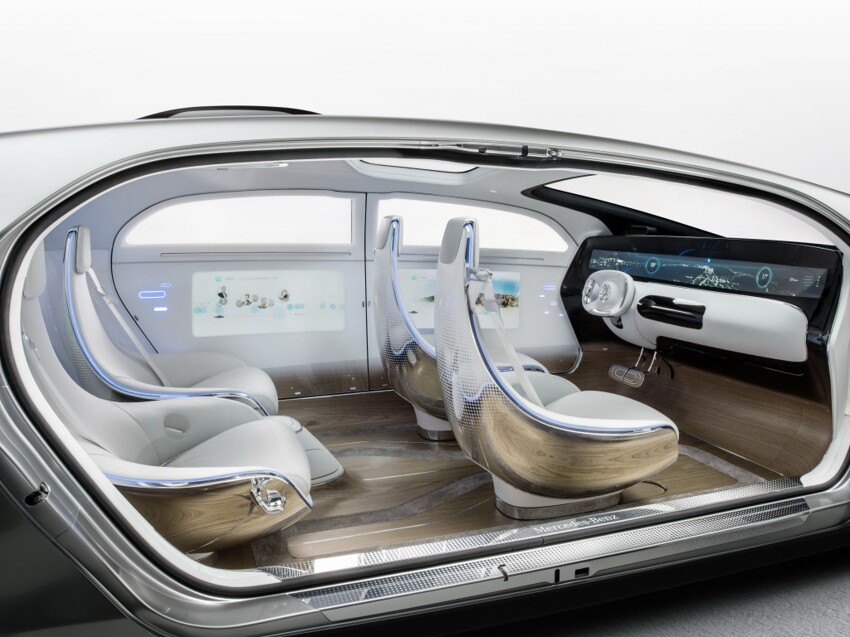 Mercedes-Benz F015 – самоуправляемый автомобиль будущего 