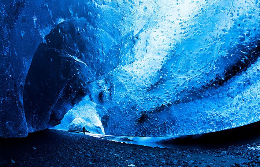Ледяная ​пещера ​Ватнайокуль, нереальная красота