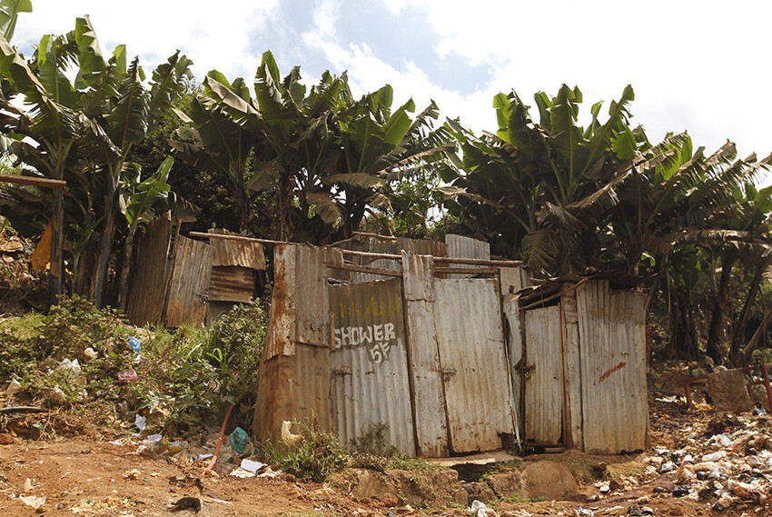 Общественный туалет в Найроби, Кения