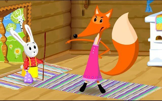 Машины сказки: Лиса и заяц. | Мультфильмы смотреть онлайн.
