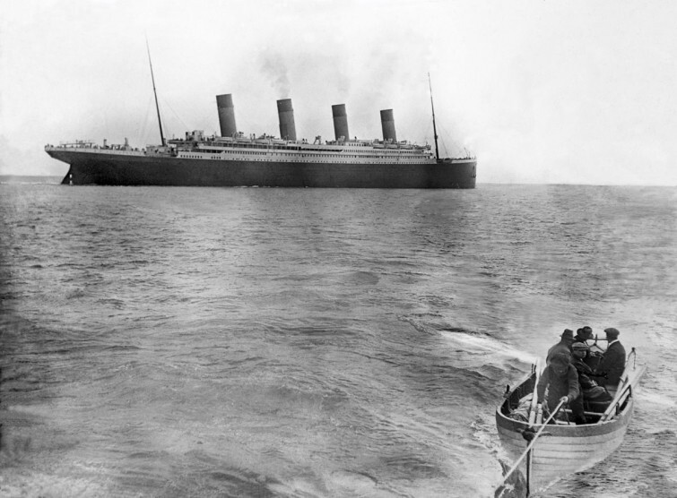 Последняя фотография Титаника, 1912 год