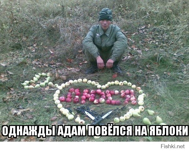 ОДНАЖДЫ АДАМ ПОВЁЛСЯ НА ЯБЛОКИ