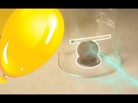Эксперимент: Воздушный шарик + электричество 