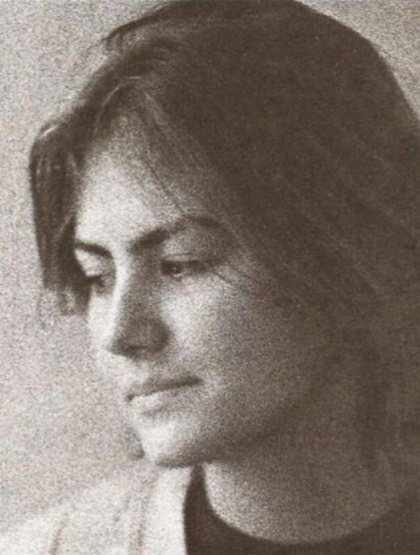 Рената Литвинова на 1 курсе, 1986 год.