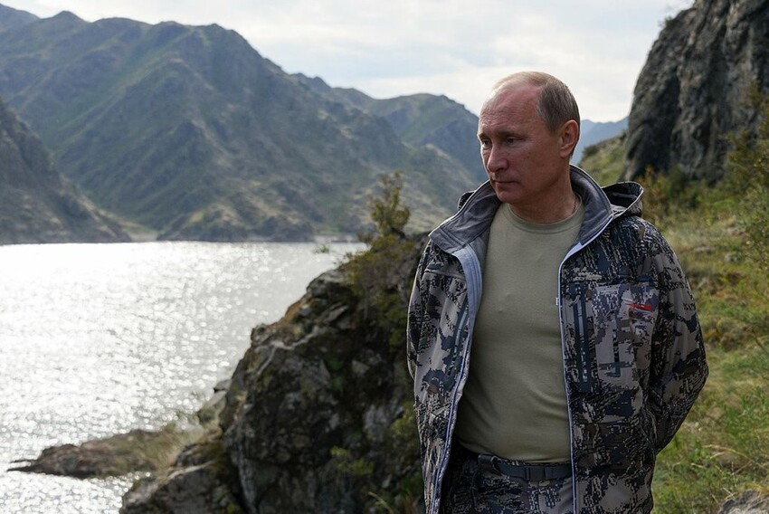 В.В. Путин на отдыхе