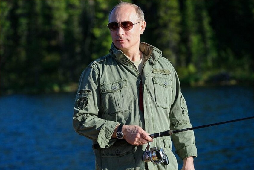 В.В. Путин на отдыхе