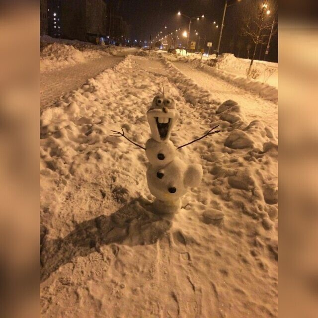 Зимняя акция: снеговик - в каждый двор!