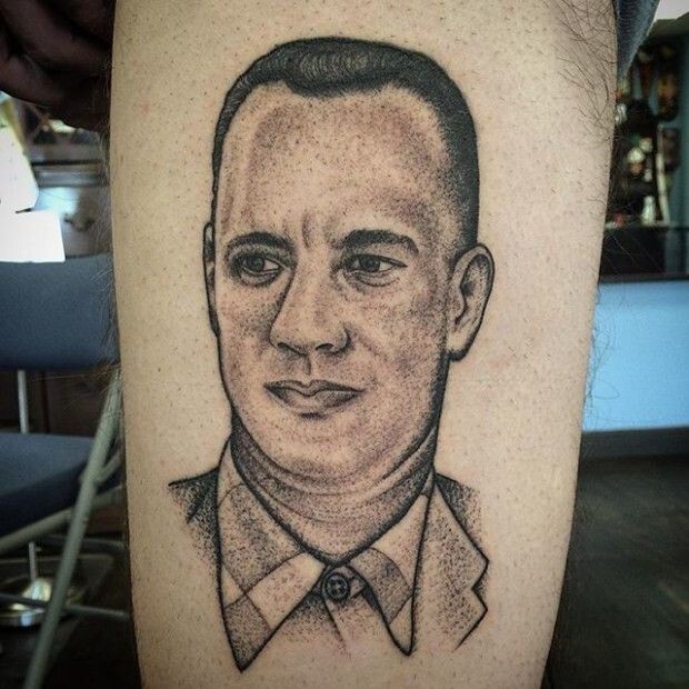 Форрест Гамп: лучшие татуировки с главным актером