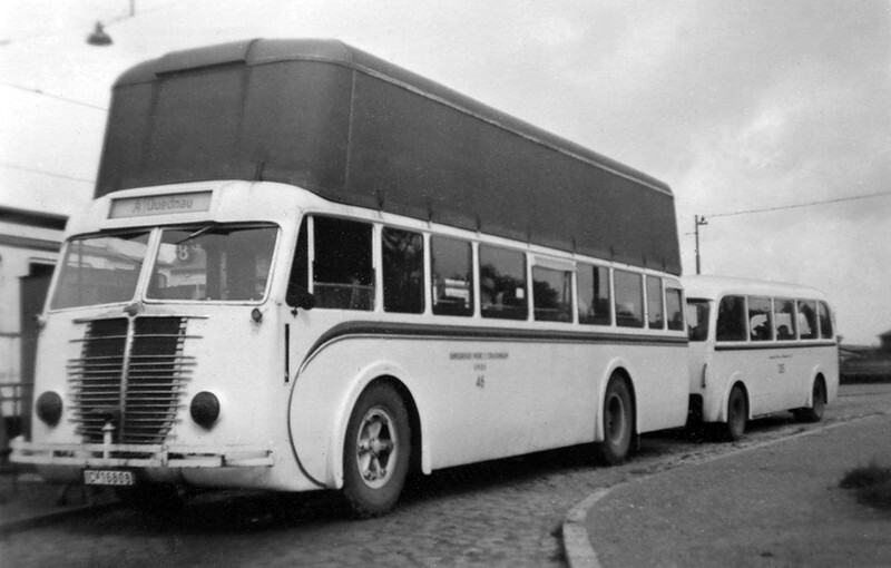 Автобусная остановка в Quednau - Северная Гора, 1940: