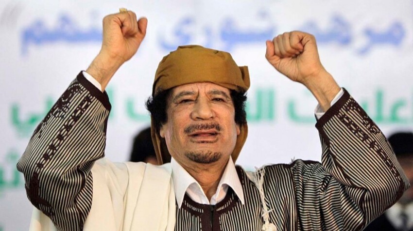 7. Муаммар Каддафи