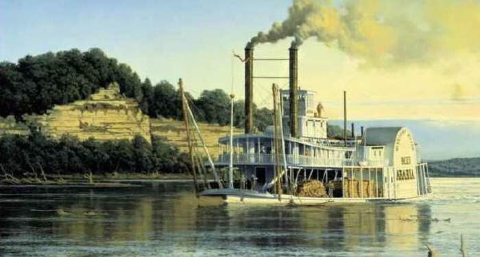 Груз и вещи с американского парохода, затонувшего в середине XIX века
