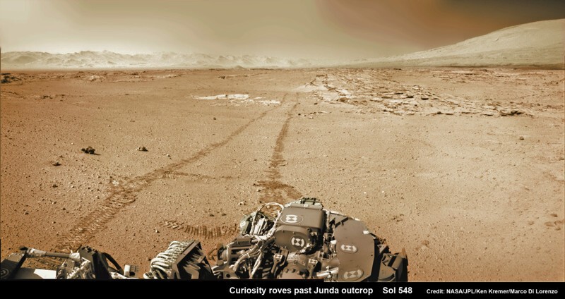 Curiosity начал исследовать песчаные дюны Марса