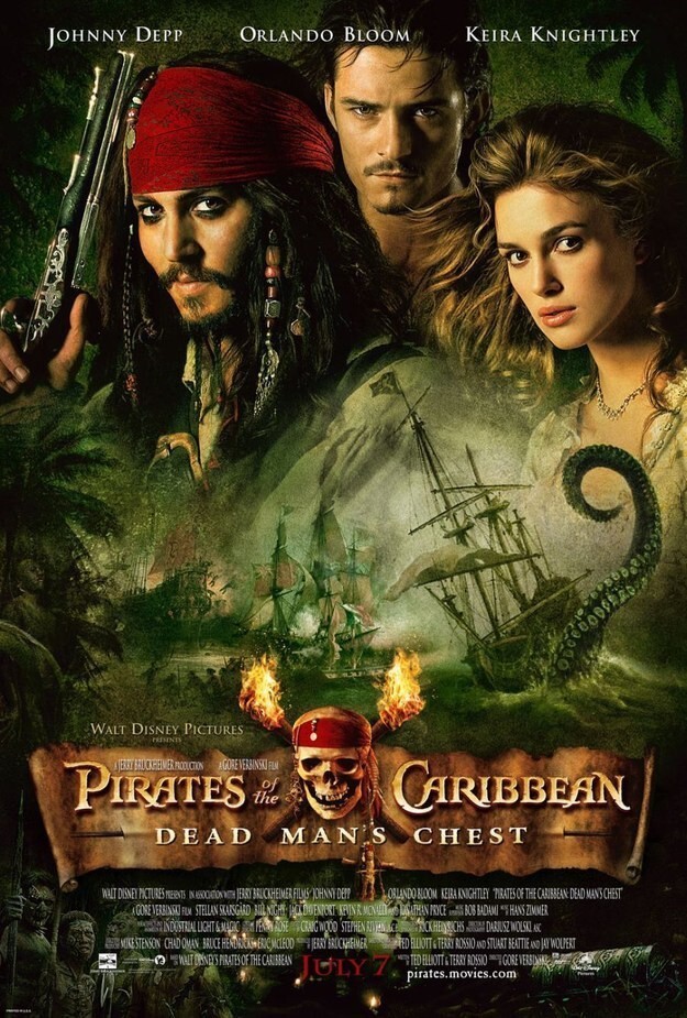 1. "Пираты Карибского моря: Сундук мертвеца"
