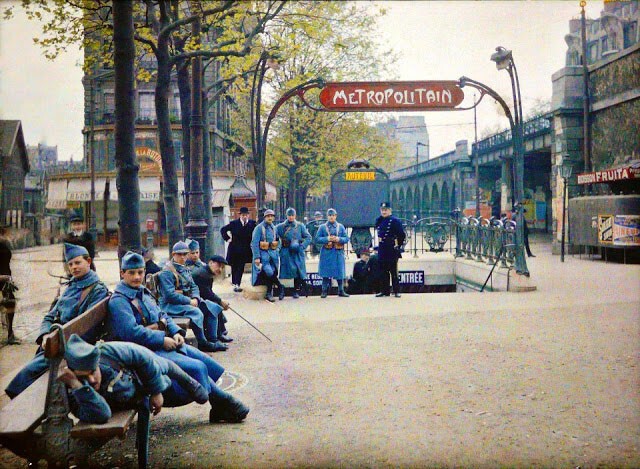 Удивительные цветные фото Парижа, сделанные более 100 лет назад