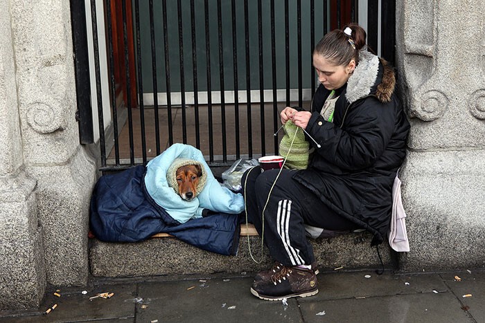 9. Бездомные в Дублине