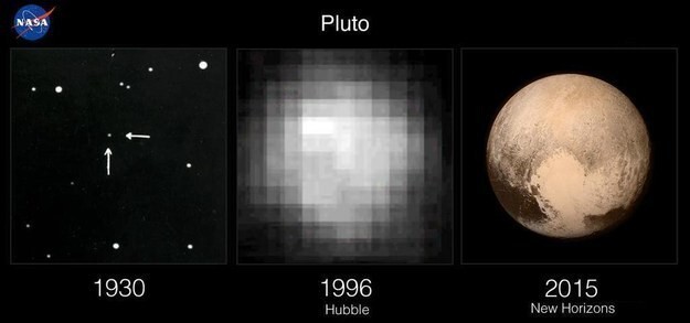 1. Мы, наконец, узнали, как выглядит Плутон