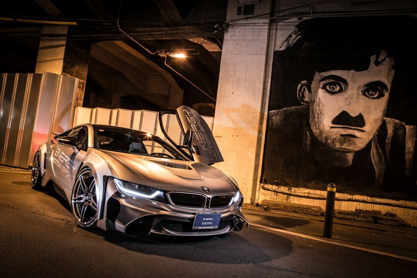 BMW i8 Cyber Edition - пришелец из космоса