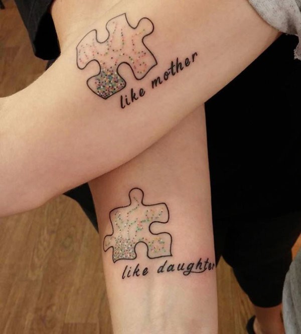 15 классных татуировок для матери и дочери