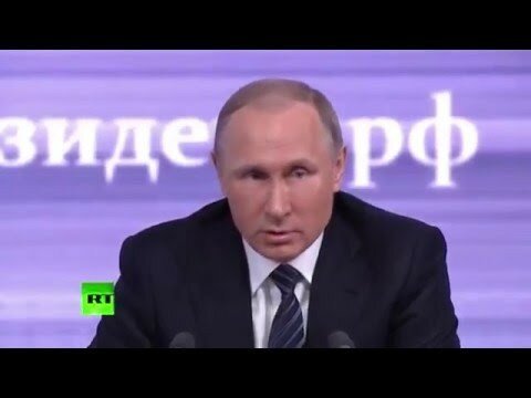 Пресс-конференция Путина В.В. о войсках РФ на Донбассе и своих дочерях  