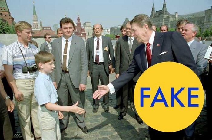 Владимир Путин, который шпионил в 1988 году за Рональдом Рейганом  