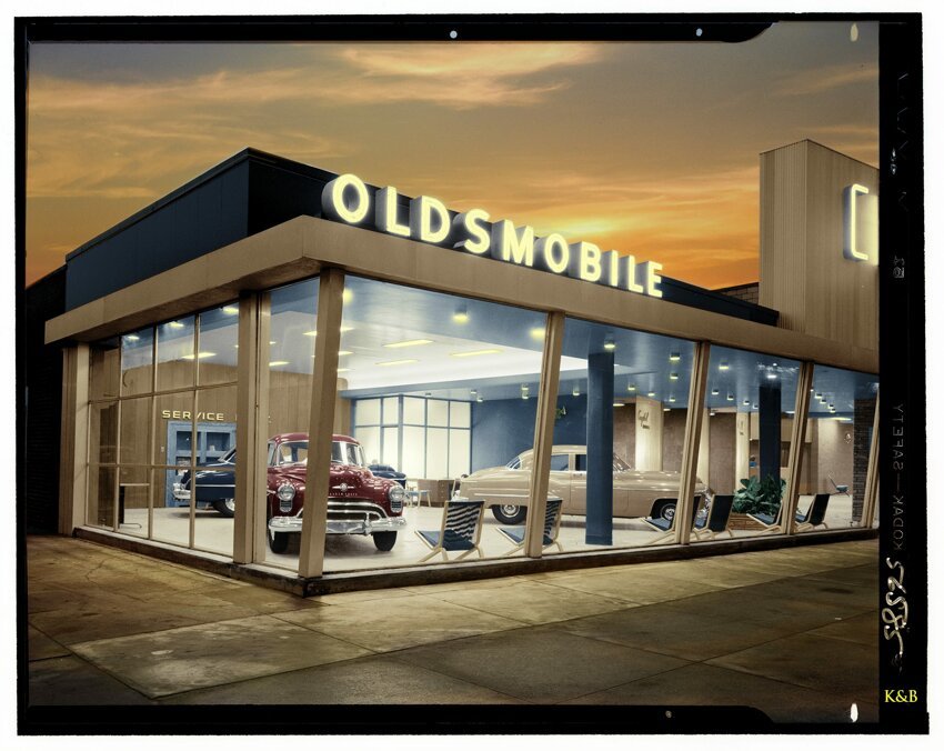 Oldsmobile Dealership, 1950, Brooklyn, NY