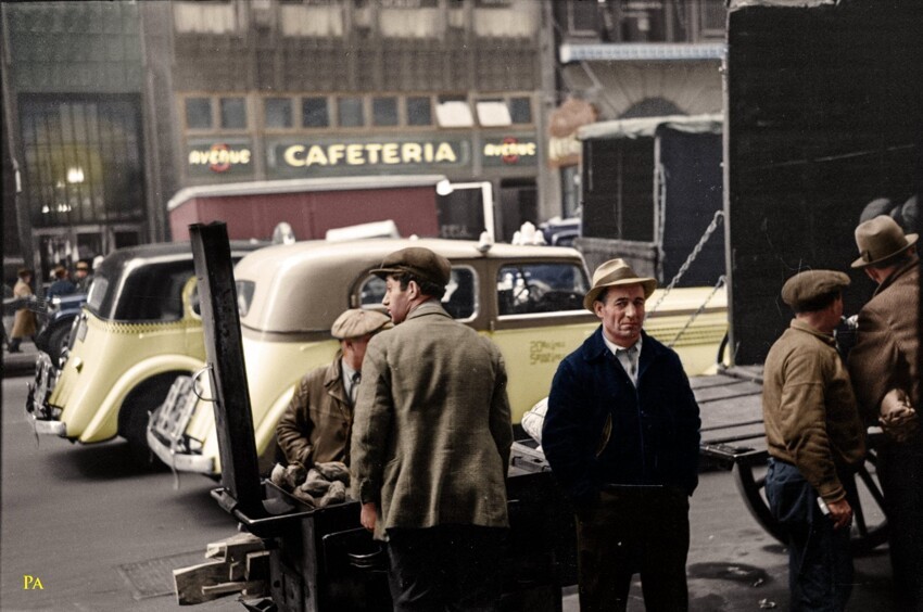 November, 1936. 8th Avenue, New York