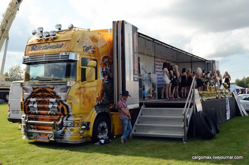 Шоу грузовиков в Финляндии - Power Truck Show