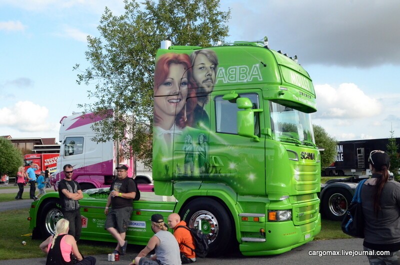 ABBA, грузовик из Швейцарии