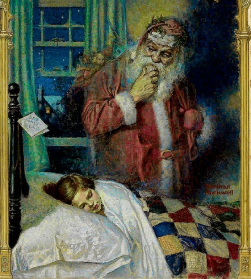 Норман Роквелл, «Санта Клаус», 1921
